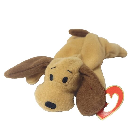 Ty McDonalds Teenie Beanie Baby - Bones The Dog 6” 1993 - Picture 1 of 9